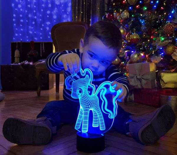 светильник 3D My Little Pony